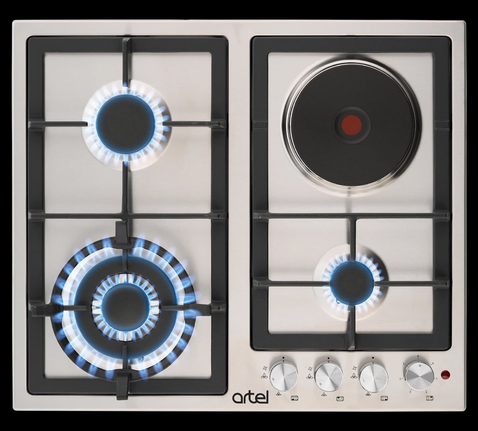Artel Moderno A63-1030 gaz plitasi - Inox